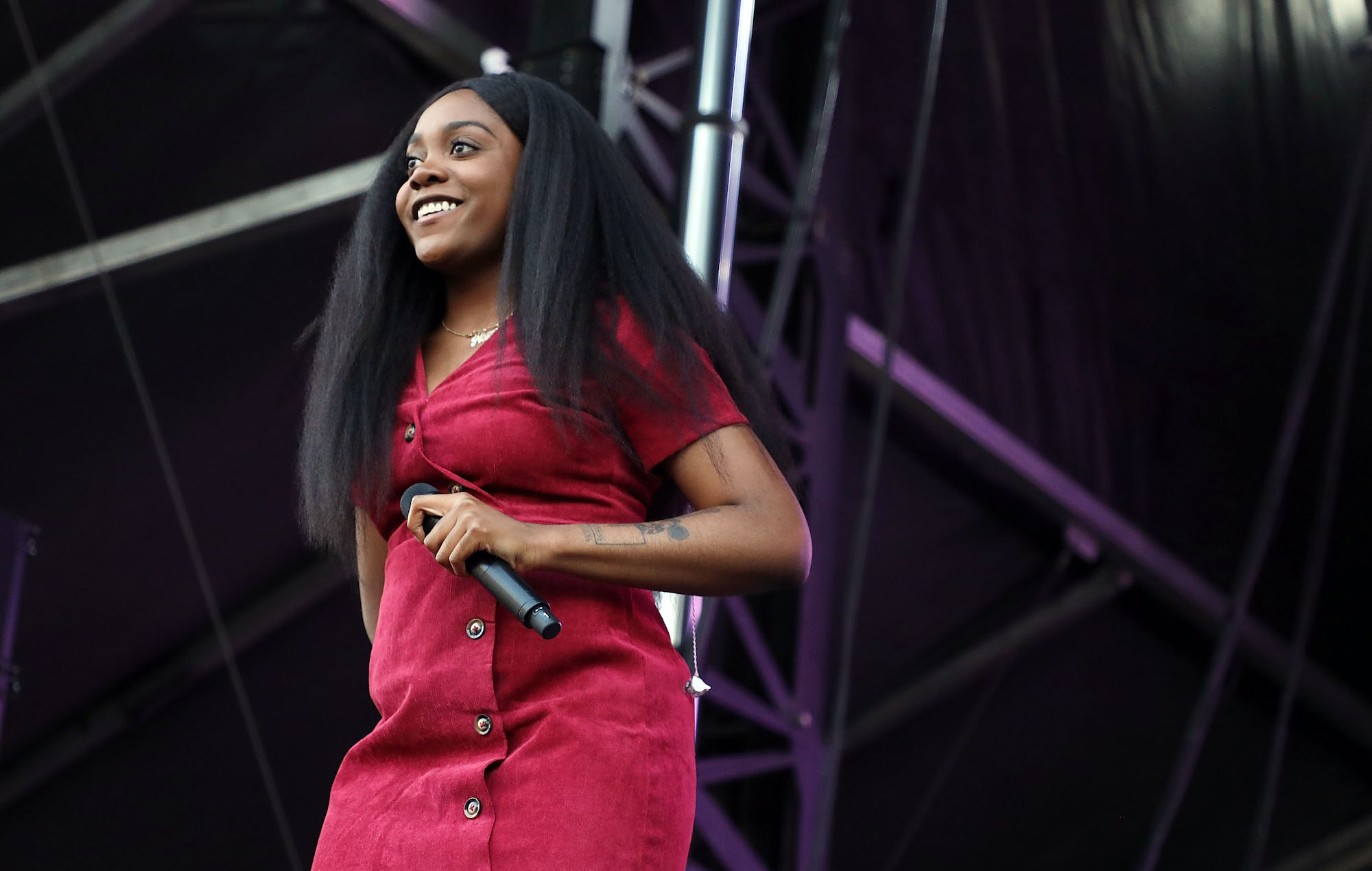 She do high. Singer Noname.